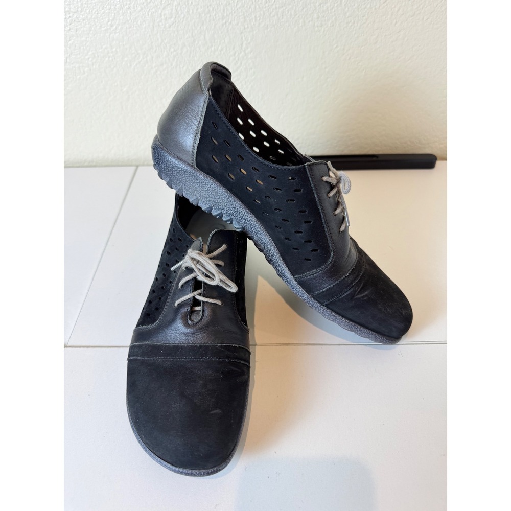 Naot Lalo Shoes Womens 40 9.5 10 Leather Suede Perforated Comfort Walking APMA